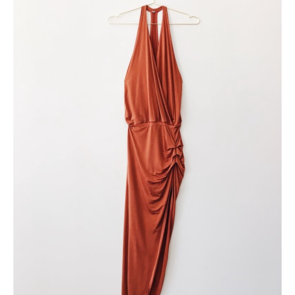 Brand New YFB Birdseye Dress Bronze Size S